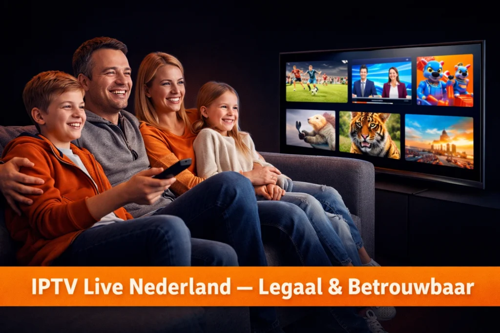 Legaal IPTV kijken in Nederland met het gezin